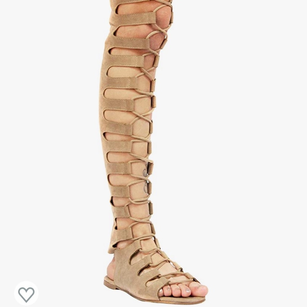Brand new never worn cape robbin over the knee sandals